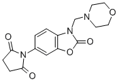 CAS#: 81282-55-5, 1-(2,3-Dihydro-3-(4-Morpholinylmethyl)-2-Oxo-6-Benzoxazolyl)-2,5-Pyrrolidinedione
