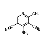 CAS#: 81305-87-5, 4-Amino-2-methyl-3,5-pyridinedicarbonitrile