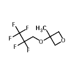CAS#: 813460-60-5, 3-Methyl-3-(2,2,3,3,3-pentafluoropropoxy)oxetane