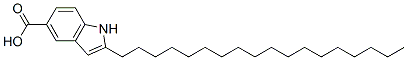 CAS#: 81364-78-5, 2-N-Octadecylindole-5-Carboxylic Acid