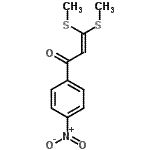 CAS#: 81375-97-5, 3,3-Bis(methylsulfanyl)-1-(4-nitrophenyl)-2-propen-1-one