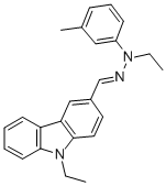 CAS#: 81380-24-7, 9-Ethyl-3-[N-Ethyl-N-(m-Tolyl)Hydrazonomethyl]Carbazole