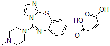 CAS#: 81382-52-7, 5-(4-Methyl-1-Piperazinyl)-Imidazo(2,1-b)(1,3,5)Benzothiadiazepine (Z)-2-Butenedioate (1:1)
