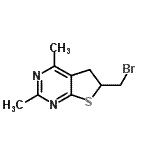 CAS#: 81401-31-2, 6-(Bromomethyl)-2,4-dimethyl-5,6-dihydrothieno[2,3-d]pyrimidine
