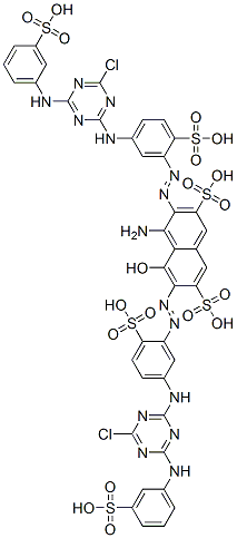 CAS#: 81417-94-9, 4-Amino-3,6-Bis[[5-[[4-Chloro-6-[(3-Sulphophenyl)Amino]-1,3,5-Triazin-2-Yl]Amino]-2-Sulphophenyl]Azo]-5-Hydroxynaphthalene-2,7-Disulphonic Acid