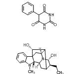 CAS 登录号：81424-61-5， 阿义马林苯基巴比土酸盐