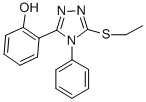 CAS 登录号：81518-34-5， 2-(5-(乙基硫代)-4-苯基-4H-1,2,4-三唑-3-基)苯酚