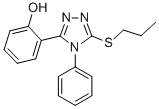 CAS#: 81518-36-7, 2-(4-Phenyl-5-(Propylthio)-4H-1,2,4-Triazol-3-Yl)Phenol