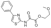 CAS#: 81529-69-3, 2-Methoxyethyl N-(4-Phenylthiazol-2-Yl)Oxamate