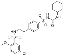 CAS 登录号：81533-88-2， 1-((4-(2-(3-氯-6-甲氧基苯磺酰胺基)乙基)苯基)磺酰基)-3-环己基脲