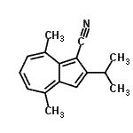 CAS 登录号：815597-74-1， 2-异丙基-4,8-二甲基-1-薁甲腈