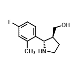 CAS#: 815631-71-1, [(2S,3S)-2-(4-Fluoro-2-methylphenyl)-3-pyrrolidinyl]methanol