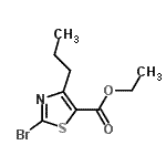 CAS#: 81569-55-3, Ethyl 2-bromo-4-propyl-1,3-thiazole-5-carboxylate