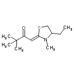 CAS#: 816455-95-5, (1Z)-1-(4-Ethyl-3-methyl-1,3-thiazolidin-2-ylidene)-3,3-dimethyl-2-butanone
