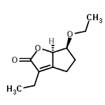 CAS#: 817166-13-5, (6S,6aR)-6-Ethoxy-3-ethyl-4,5,6,6a-tetrahydro-2H-cyclopenta[b]furan-2-one