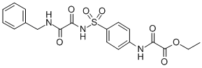 CAS#: 81717-23-9, Oxo((4-(((Oxo((Phenylmethyl)Amino)Acetyl)Amino)Sulfonyl)Phenyl)Amino)-Acetic Acid Ethyl Ester