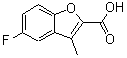 CAS#: 81718-76-5, 5-Fluoro-3-methyl-1-benzofuran-2-carboxylic acid