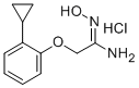 CAS 登录号：81720-98-1， 2-(2-环丙基苯氧基)-N-羟基-乙脒单盐酸盐