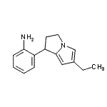 CAS#: 817207-43-5, 2-(6-Ethyl-2,3-dihydro-1H-pyrrolizin-1-yl)aniline