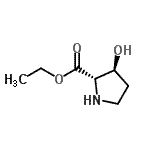 CAS 登录号：817555-90-1， 乙基(3S)-3-羟基-L-脯氨酸酯