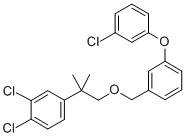 CAS#: 81762-06-3, 1-(3-Chlorophenoxy)-3-((2-(3,4-Dichlorophenyl)-2-Methylpropoxy)Methyl)-Benzene