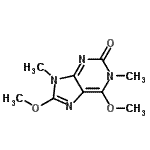CAS#: 817631-47-3, 6,8-Dimethoxy-1,9-dimethyl-1,9-dihydro-2H-purin-2-one