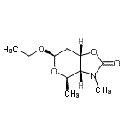 CAS#: 81794-10-7, (3aR,4R,6R,7aS)-6-Ethoxy-3,4-dimethyltetrahydro-4H-pyrano[3,4-d][1,3]oxazol-2(3H)-one