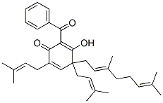 CAS#: 81827-55-6, 2-Benzoyl-4-(3,7-Dimethyl-2,6-Octadienyl)-3-Hydroxy-4,6-Bis(3-Methyl-2-Butenyl)-2,5-Cyclohexadien-1-One