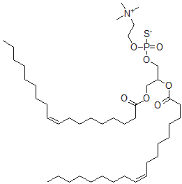 CAS#: 81844-74-8, (Z,Z)-4-Hydroxy-N,N,N-Trimethyl-10-Oxo-7-((1-Oxo-9-Octadecenyl)Oxy)-3,5,9-Trioxa-4-Phosphaheptacos-18-En-1-Aminium Hydroxide Inner Salt 4-Sulfide