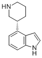 CAS 登录号：81887-48-1， (R)-4-(3-哌啶基)-1H-吲哚