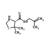 CAS#: 819083-88-0, (4R)-5,5-Dimethyl-N-(2-methyl-2-propen-1-yl)-1,3-thiazolidine-4-carboxamide