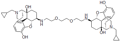 CAS#: 81919-18-8, 6,6'-(Ethylenebis(Oxyethyleneimino))Bis(17-Cyclopropylmethyl)-4,5-Epoxymorphinan-3,14-Diol