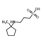 CAS 登录号：819863-17-7， 3-[(1-甲基环戊基)氨基]-1-丙烷磺酸