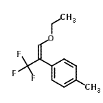 CAS 登录号：819866-04-1， 1-[(1E)-1-乙氧基-3,3,3-三氟-1-丙烯-2-基]-4-甲基苯