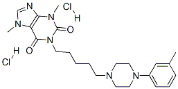 CAS#: 81996-02-3, 3,7-Dimethyl-1-[5-[4-(3-Methylphenyl)Piperazin-1-Yl]Pentyl]Purine-2,6- Dione Dihydrochloride
