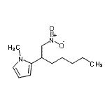 CAS#: 820232-97-1, 1-Methyl-2-(1-nitro-2-heptanyl)-1H-pyrrole