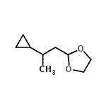 CAS#: 82044-53-9, 2-(2-Cyclopropylpropyl)-1,3-dioxolane
