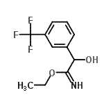 CAS 登录号：82129-09-7， 乙基2-羟基-2-[3-(三氟甲基)苯基]乙亚氨酸酯