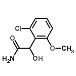 CAS 登录号：82129-17-7， 2-(2-氯-6-甲氧基苯基)-2-羟基乙酰胺