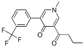 CAS#: 82129-69-9, 3-Butanoyl-1-Methyl-5-[3-(Trifluoromethyl)Phenyl]Pyridin-4-One