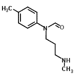 CAS 登录号：821779-98-0， N-[3-(甲基氨基)丙基]-N-(4-甲基苯基)甲酰胺
