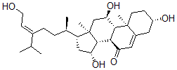 CAS 登录号：82251-59-0， 3,11,15,29-四羟基豆甾-5,24(28)-二烯-7-酮