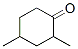 CAS 登录号：823-55-2， 2,4-二甲基环己烷-1-酮