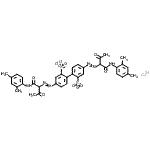 CAS#: 82312-37-6, Calcium 4,4'-bis({1-[(2,4-dimethylphenyl)amino]-1,3-dioxo-2-butanyl}diazenyl)-2,2'-biphenyldisulfonate