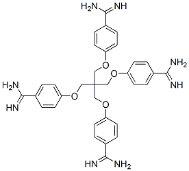 CAS#: 82332-92-1, 1,3-Bis(4-amidinophenoxy)-2,2-bis-(4-amidinophenoxymethyl)propane
