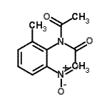 CAS#: 82344-53-4, N-Acetyl-N-(2-methyl-6-nitrophenyl)acetamide