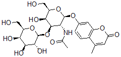 CAS#: 82358-93-8, 4-Methylumbelliferyl-Galactosyl(1-3)-N-Acetylgalactosaminide