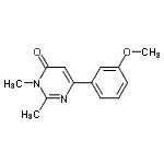 CAS#: 824391-88-0, 6-(3-Methoxyphenyl)-2,3-dimethyl-4(3H)-pyrimidinone