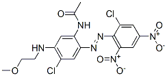 CAS#: 82457-20-3, N-[4-Chloro-2-[(2-Chloro-4,6-Dinitrophenyl)Azo]-5-[(2-Methoxyethyl)Amino]Phenyl]Acetamide