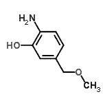 CAS#: 824933-84-8, 2-Amino-5-(methoxymethyl)phenol